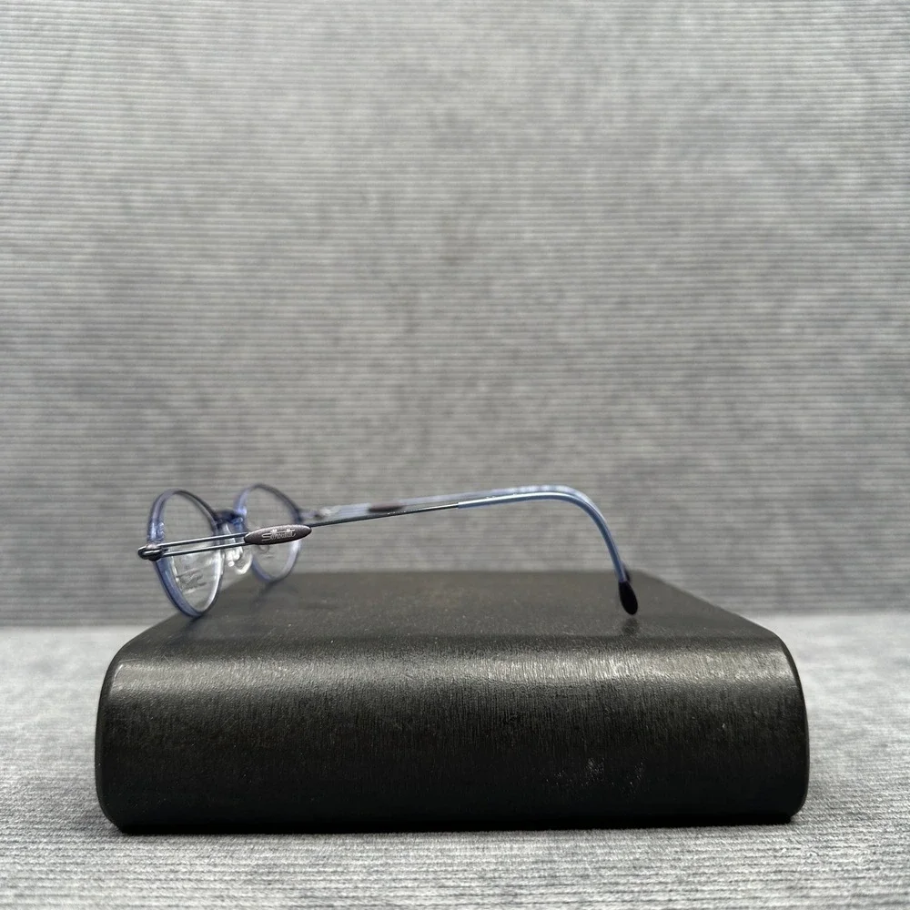 Silhouette SPX M 1948 6053 Purple Oval Y2K Eyeglasses Frames 46-21-135 Austria